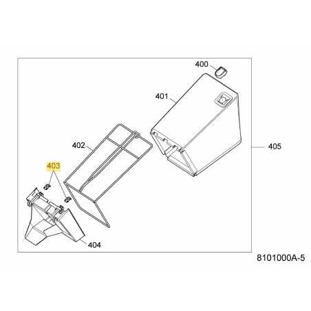 Barre de verrouillage 8101309 ORIGINAL MTD | NewgardenParts.com