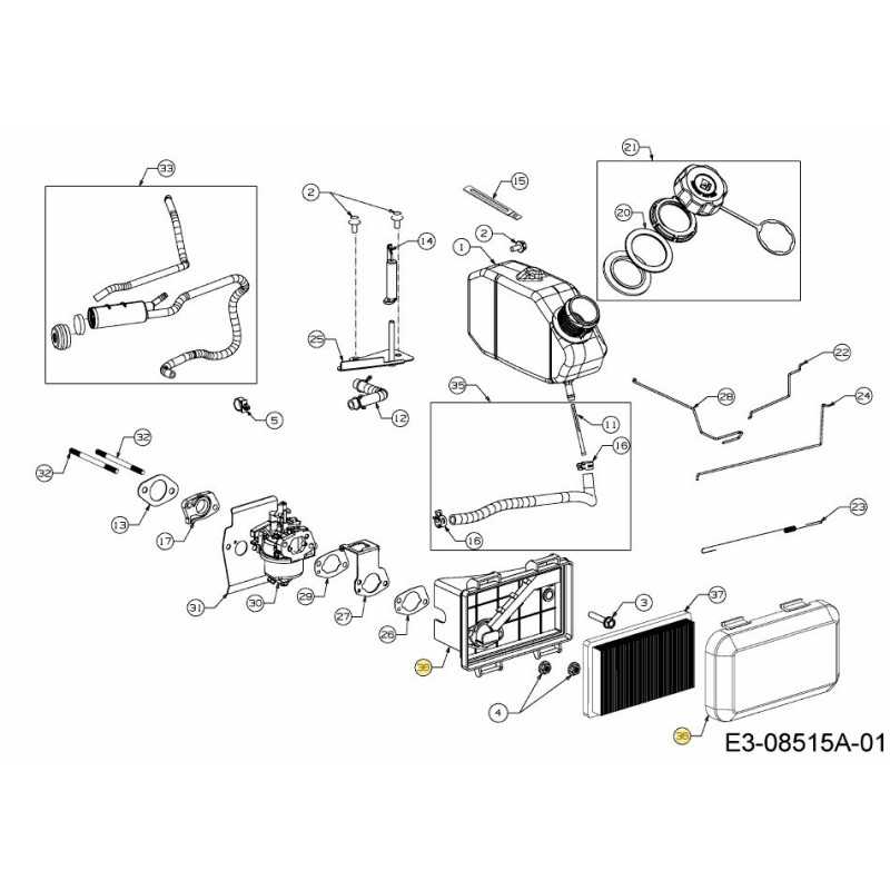 CONJUNTO DE CARCASA DEL FILTRO DE AIRE 751-14439 ORIGINAL MTD