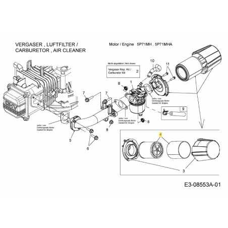 AIR CLEANER KIT 751-14512 ORIGINAL MTD | NewgardenParts.com
