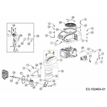 AIR FILTER LOCK NUT 751-14466 ORIGINAL MTD | NewgardenParts.com