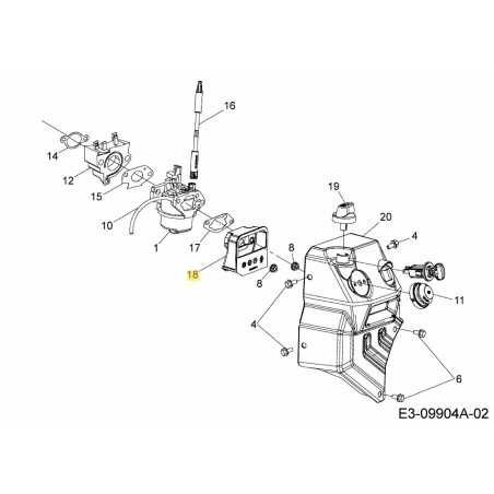 BOÎTE DE CHAUFFAGE 751-15449 ORIGINALE MTD | NewgardenParts.com