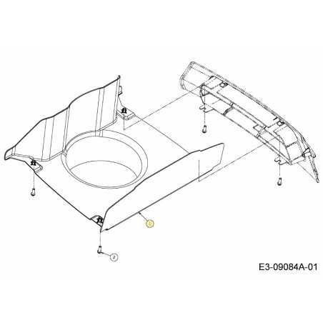 AIR SHROUD A-STYLE B&amp-S SNGL 631-05277 ORIGINAL MTD | NewgardenParts.com