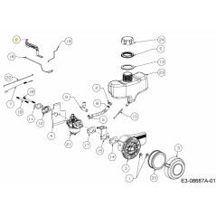AIR VANE 731-10292 ORIGINAL MTD