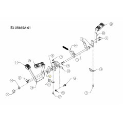 Wellenbaugruppe Hydro PDL 683-04571 Original MTD