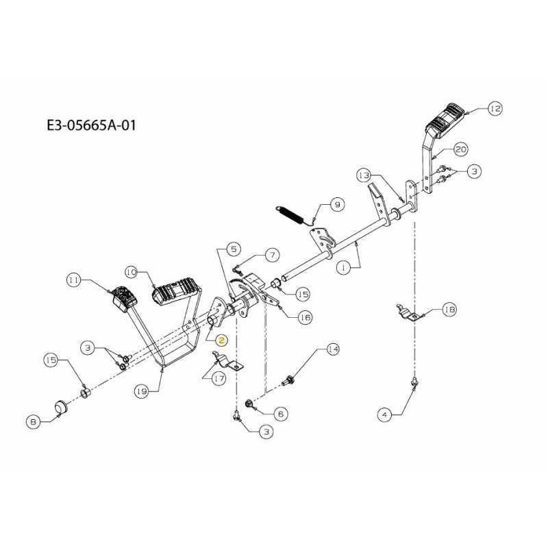 ASSIEME ALBERO IDRO PDL 683-04571 ORIGINALE MTD