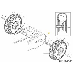 ASSALE .75 OD X 17.70 LG 738-04321 ORIGINALE MTD | NewgardenParts.com