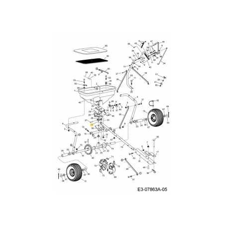 ARBRE D'ÉPANDEUR AF-25305 ORIGINE MTD | NewgardenParts.com