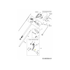Achse 7136104 ORIGINAL MTD