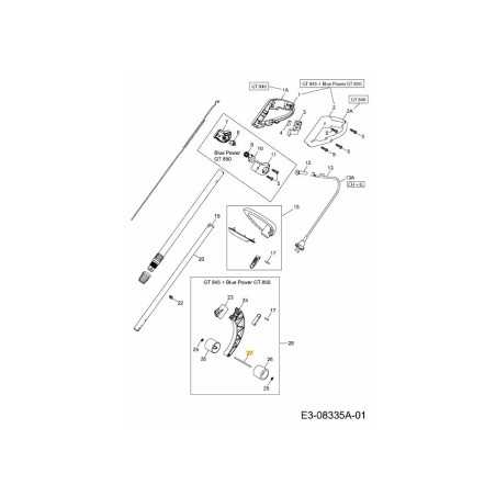 Asse 7136104 ORIGINALE MTD | NewgardenParts.com
