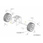 REAR AXLE 711-04607A ORIGINAL MTD