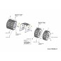 ASSALE POSTERIORE 711-04606A ORIGINALE MTD