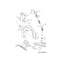 DRIVE PEDAL ASM 647-05100 ORIGINAL MTD | NewgardenParts.com