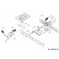 PIED ASM : FREIN 647-05088 ORIGINAL MTD