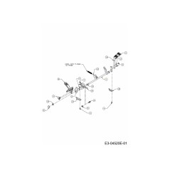 SHF ASM:NX9:PÉDALE CVT À ÊTRE 647-04152D-Z ORIGINAL MTD | NewgardenParts.com