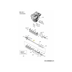 ALBERO UV30/32EV 3635120 ORIGINALE MTD | NewgardenParts.com