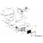 Boîtier de filtre à air 751-14825 d'origine MTD