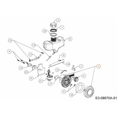 Boîtier de filtre à air 651-05164 d'origine MTD | NewgardenParts.com
