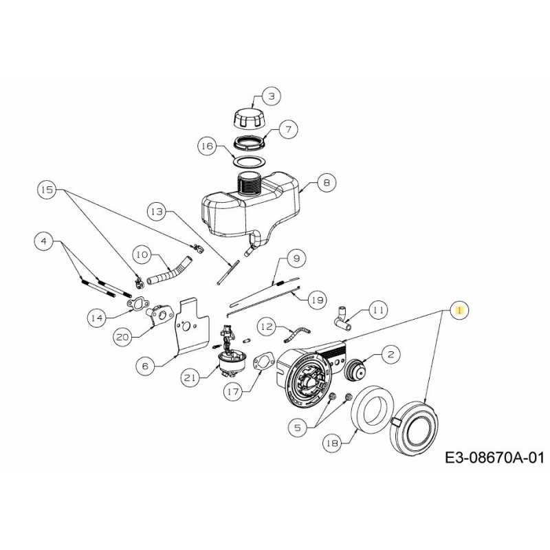 Boîtier de filtre à air 651-05164 d'origine MTD