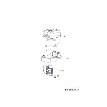 ALLOGGIAMENTO DEL FILTRO DELL'ARIA 751-14070 ORIGINALE MTD | NewgardenParts.com