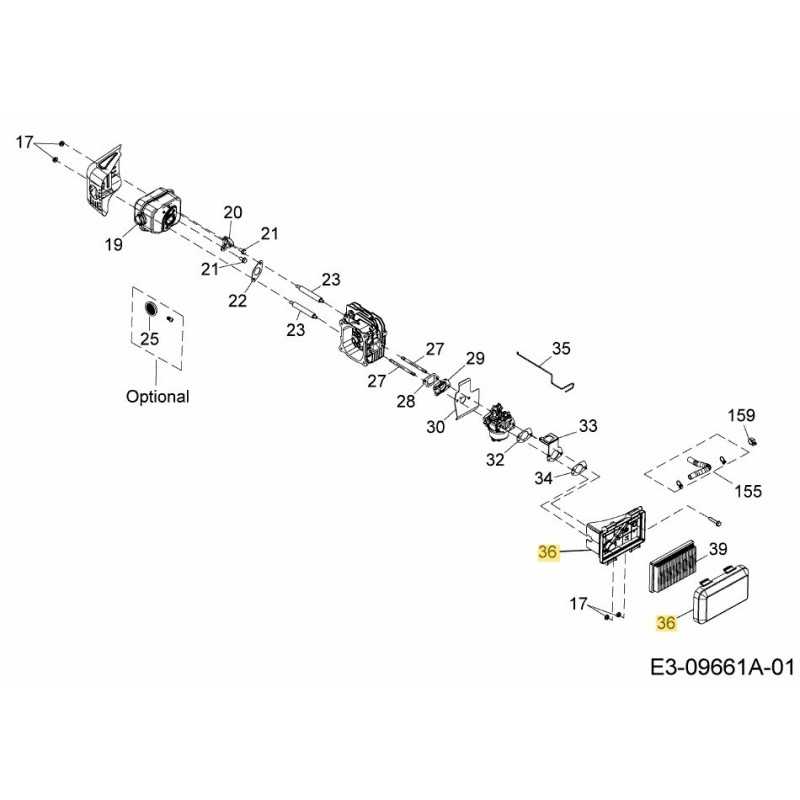 Boîtier de filtre à air 751-14631 d'origine MTD