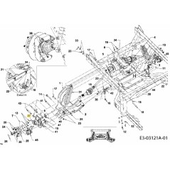 Anello elastico 716-04055 ORIGINALE MTD | NewgardenParts.com