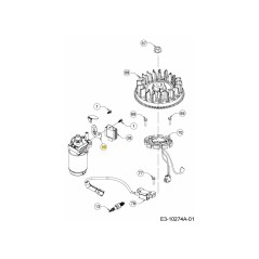 SOPORTE, BRAZO DE ENGANCHE MT. 751-15721 ORIGINAL MTD | NewgardenParts.com