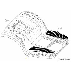 PAD FDR DESTRA IDRO 731-09812A ORIGINALE MTD | NewgardenParts.com