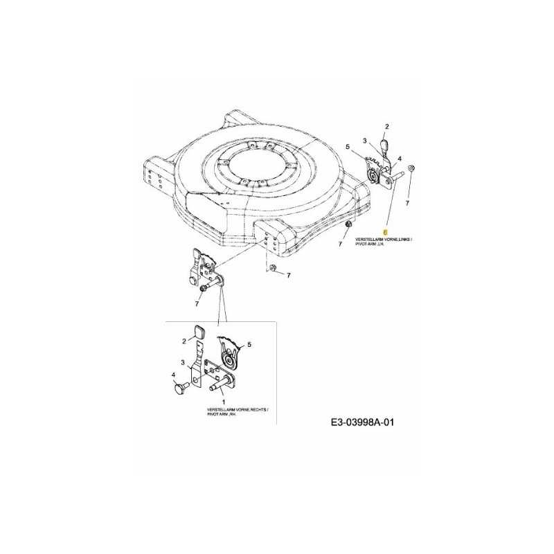 BRACCIO PERNO 687-02438 ORIGINALE MTD