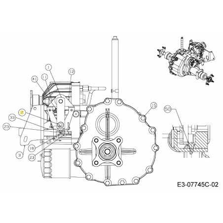 BRAZO DE RETORNO NEUTRAL 603-04921 ORIGINAL MTD | NewgardenParts.com