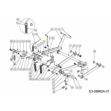 INDICE DI SOLLEVAMENTO DEL CURVIORE DEL BRACCIO 703-08388A ORIGINALE MTD | NewgardenParts.com