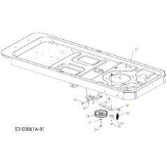 STAFFA DI TENSIONE 703-05829 ORIGINALE MTD | NewgardenParts.com