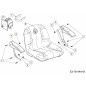 BRACCIOLO SEDILE DESTRO SCHIENALE ALTO PREM 757-05046 ORIGINALE MTD