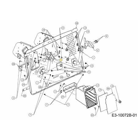 ASM BRKT PIVOT BAG ELEC LH 683-05451A-Z ORIGINALE MTD | NewgardenParts.com