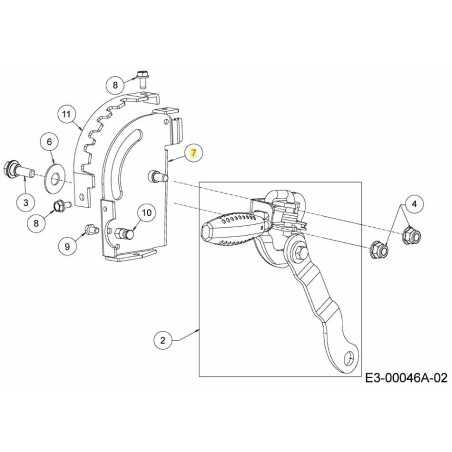 ASM SALDATURA ALTEZZA REGOLAZIONE 687-05318-Z ORIGINALE MTD | NewgardenParts.com