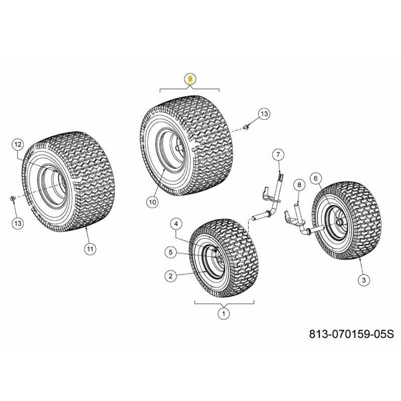 ASM:WHL COMP 18x9.5 DÉPORTÉ MOYEU 734-04523A-S ORIGINAL MTD ASM:WHL COMP 18x9.5 DÉPORTÉ MOYEU 734-04523A-S ORIGINAL MTD