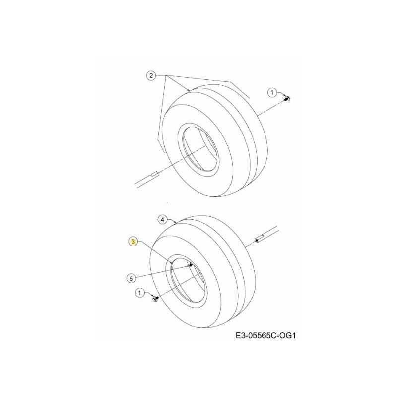 ASM WHL RIM 8x7x.75OD DIA 700 634-04631662 ORIGINALE MTD