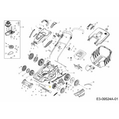 ASSALE ANTERIORE . 092.64.541 ORIGINALE MTD | NewgardenParts.com