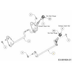 Vorderachse, Baugruppe 611-05005, Original MTD | NewgardenParts.com