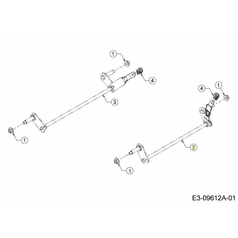 ASSALE ANTERIORE ASSY. RUOTA DA 7" 611-05014 ORIGINALE MTD