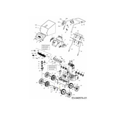 ASSALE ANTERIORE 638-05002 ORIGINALE MTD | NewgardenParts.com