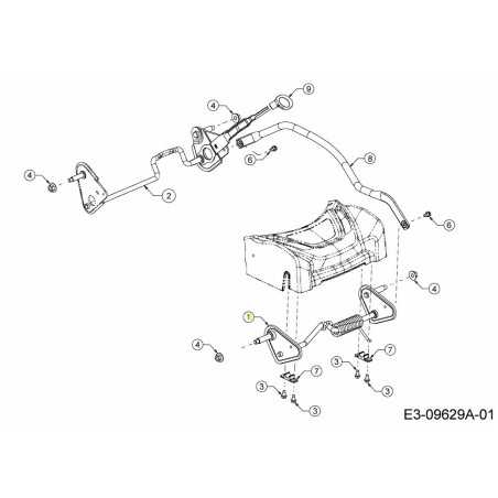 FRONT AXLE ASSY. 611-05041B ORIGINAL MTD | NewgardenParts.com