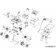 FRONT AXLE 638-05001 ORIGINAL MTD | NewgardenParts.com