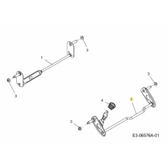 Vorderachse 611-04150 Original MTD | NewgardenParts.com