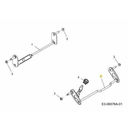 Essieu avant 611-04150 d'origine MTD | NewgardenParts.com