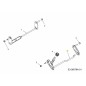 Essieu avant 611-04150 d'origine MTD