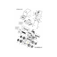 ESSIEU AVANT PIVOT 638-05004 ORIGINAL MTD | NewgardenParts.com