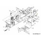 Bremsachse Rasenkehrmaschine 681-05019 Original MTD
