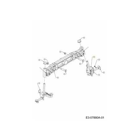 AXLE ASSY.LH.750 DIA. 638-0019A ORIGINAL MTD | NewgardenParts.com