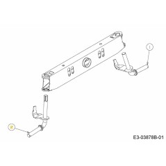 ASSALE ANTERIORE DESTRO NERO 638-04008637 ORIGINALE MTD | NewgardenParts.com