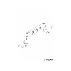 CONJ. EJE: DLNT: IZQUIERDO LT-5 638-04016637 ORIGINAL MTD | NewgardenParts.com